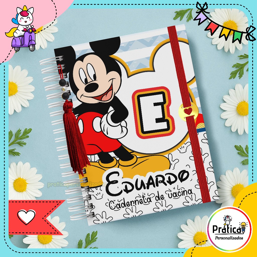 Caderneta de Vacinação Personalizada Mickey: Onde Comprar | BuscaProdutos