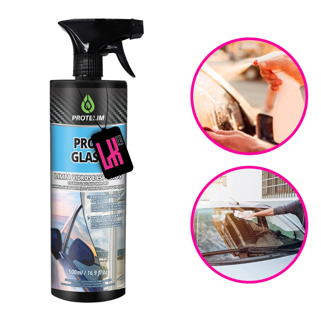 Prot Glass 500ml Protelim - Limpa Vidros Espelho