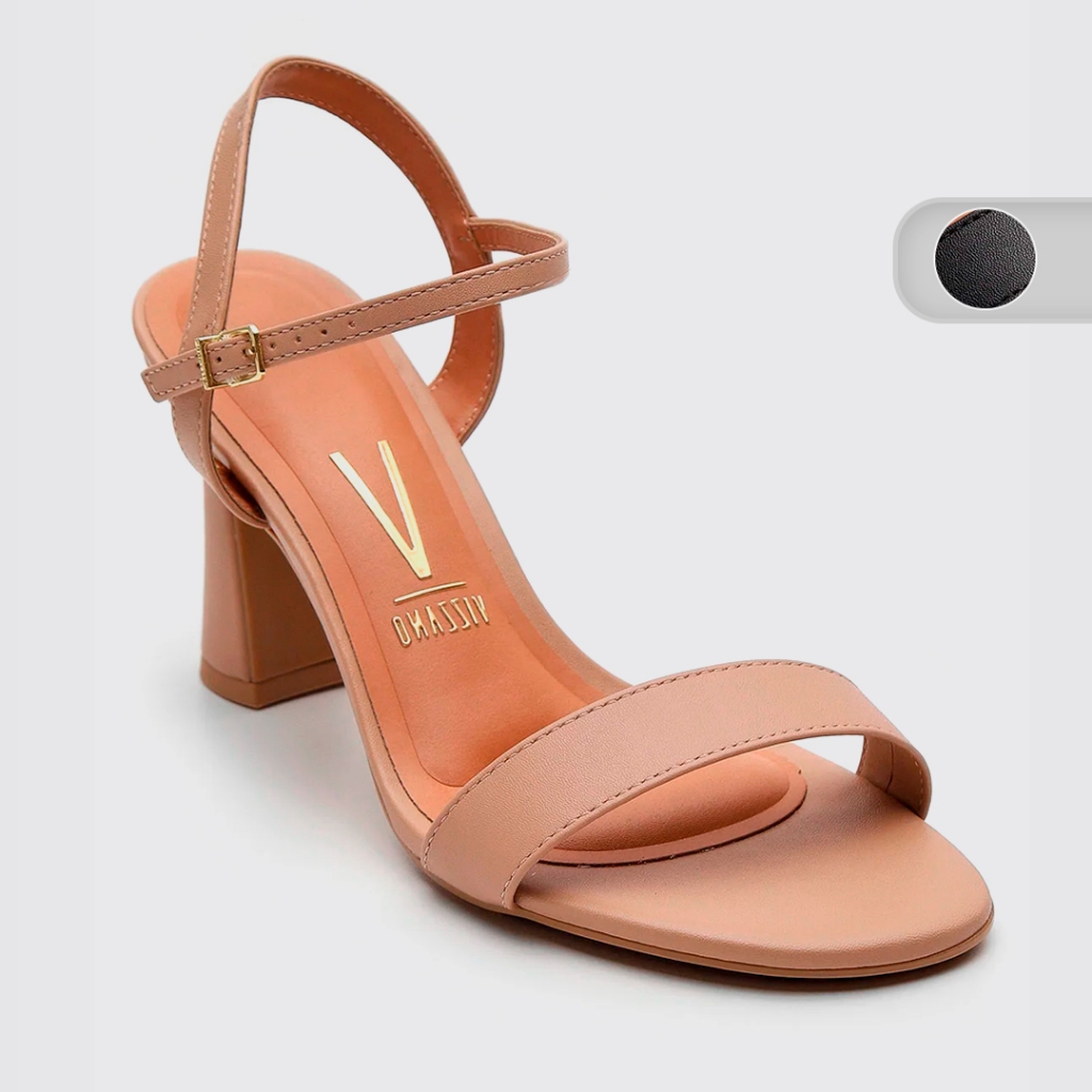 Sandalia Vizzano Salto Alto Taca Feminina 6517100 em Oferta na Shopee