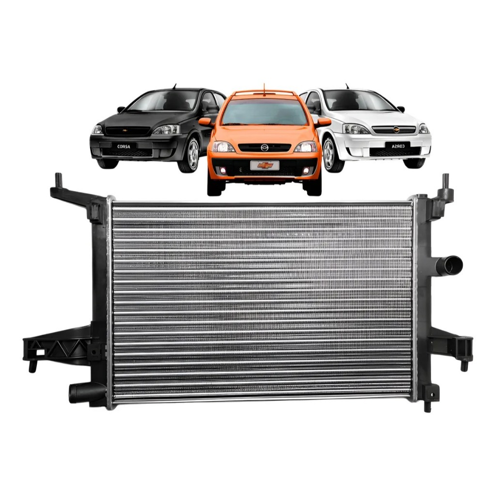 Radiador Gm Corsa Montana 2003 2004 2005 2006 2007 2008 2009