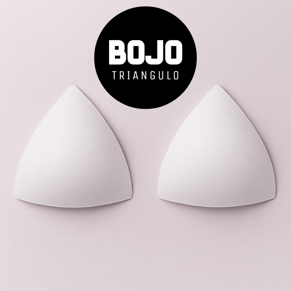 Bojo Triangulo (1 PAR) Confeccao Fitness Biquini Tops Confortavel Ajustavel