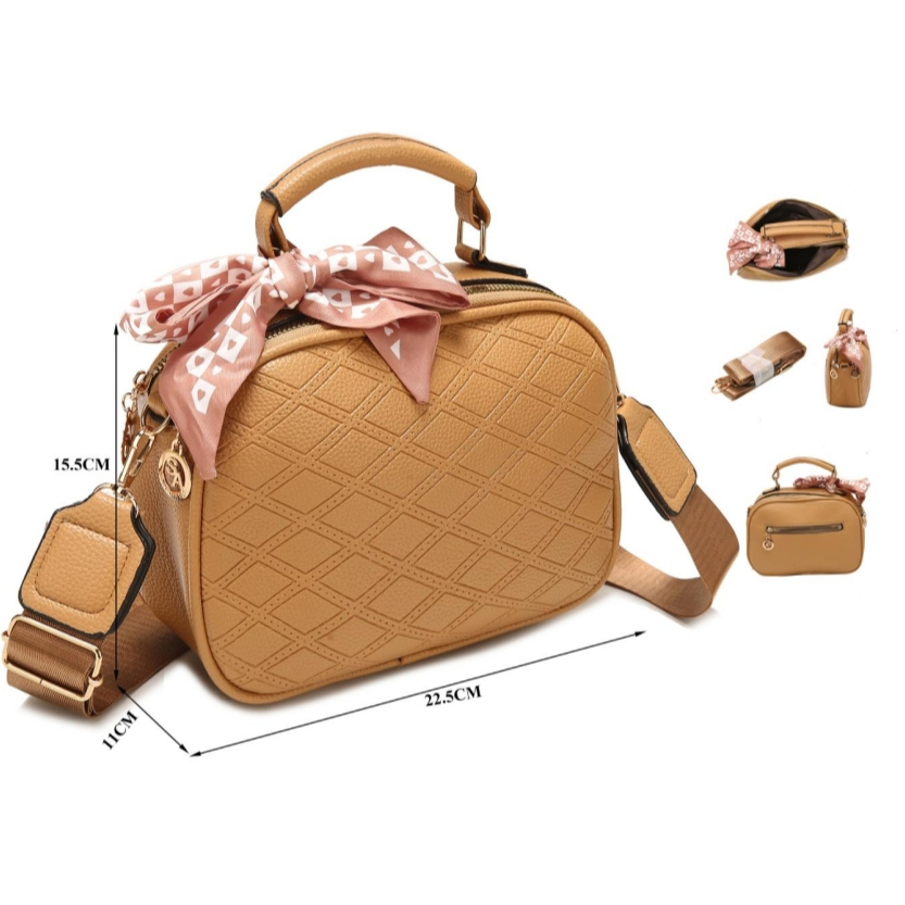 Bolsa Feminina Alça De Gorssa Transversal  com laco la337