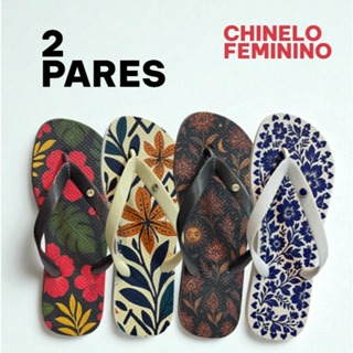2 Chinelas Leve e Confortável Feminino em Oferta na Shopee