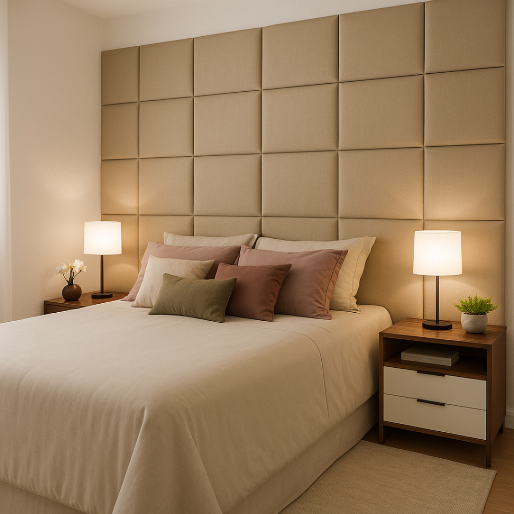 Kit Cabeceira 40 Unidades 40x30 cm Suede  Parede Completa, Pronta Entrega em Oferta na Shopee