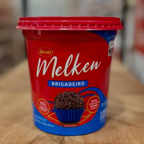 Brigadeiro Harald Melken pote 1,005kg em Oferta na Shopee