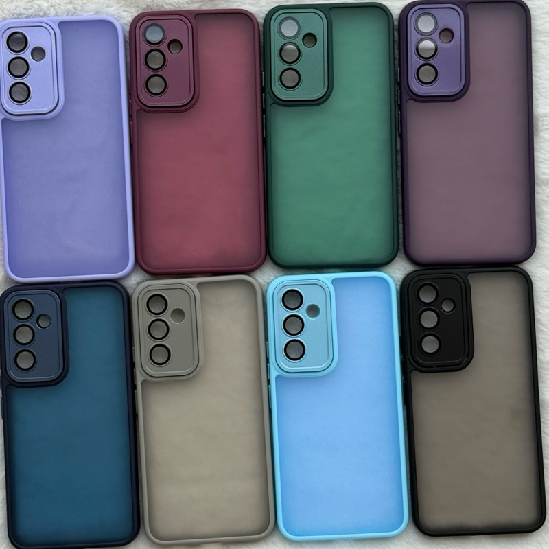 ④capa space fosca Proteção de câmera colorido para Samsung A54 A55 A56 em Oferta na Shopee