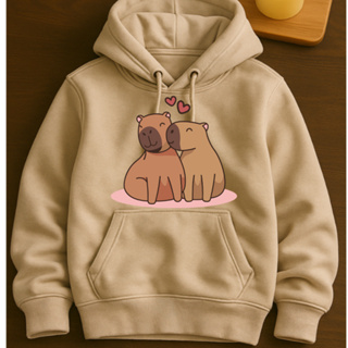Agasalho Moletom Infantil Capivara Estampado Flanelado Com Capuz em Oferta na Shopee