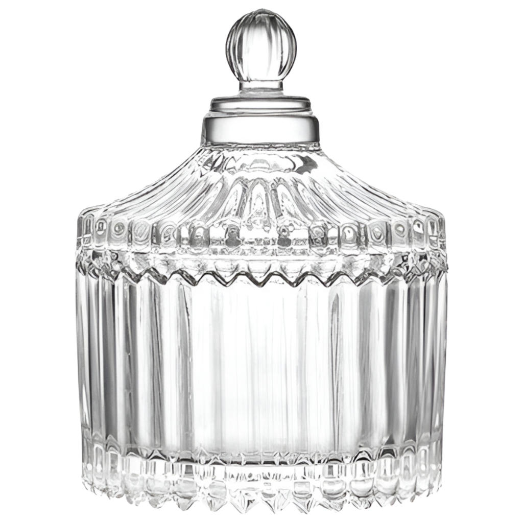 Kit 70 Bomboniere Elegante Lembrancinha Luxo Casamento Vidro Moderna Potiche Castiçal porta velas