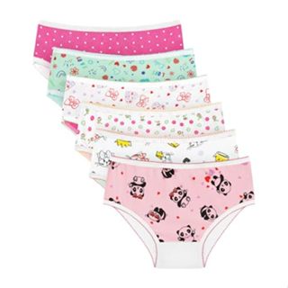 Kit com 3, 6, 9 e 12 Calcinhas Tanga Infantil Menina em Oferta na Shopee
