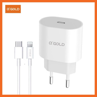 Carregador IPhone Kit Fonte e Cabo Turbo 30w Tipo C p/ Lightning e  Tipo C p/ Tipo C A´Go…