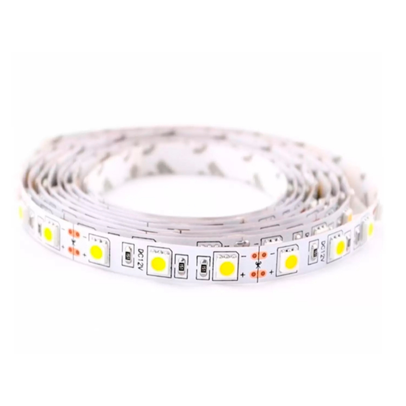 Fita Led 14,4W/m SMD5050 12V 60leds/m rolo com 5M IP20 - ADN+