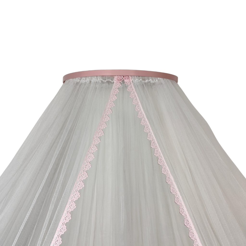 Dossel fino com mosquiteiro tule