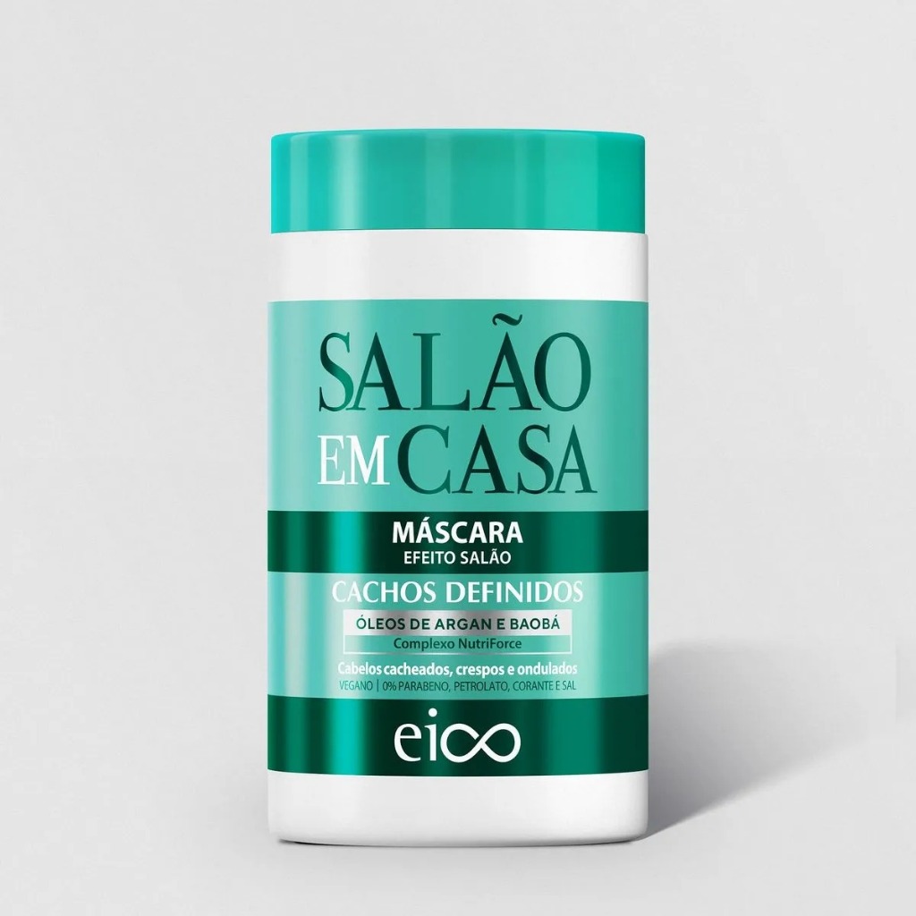Eico Salão em Casa Máscara Cachos Definidos 1Kg em Oferta na Shopee