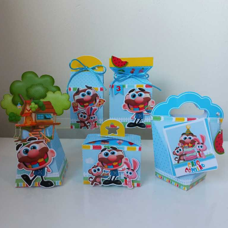 Kit Festa Personalizado José Comilão: Caixas Temáticas e Lembrancinhas para Aniversário Infantil