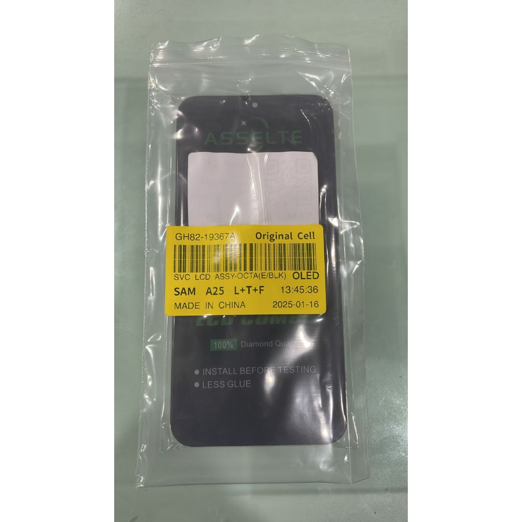 Frontal Tela Display Samsung Galaxy A25 OLED C/Aro