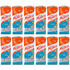 Kit 12 Leite UHT Molico Desnatado Zero Lactose 1L Nestle
