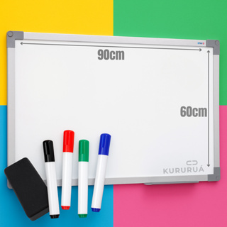 Lousa Branca Grande 90x60cm Quadro Branco Anotações + 4 Canetas em Oferta na Shopee