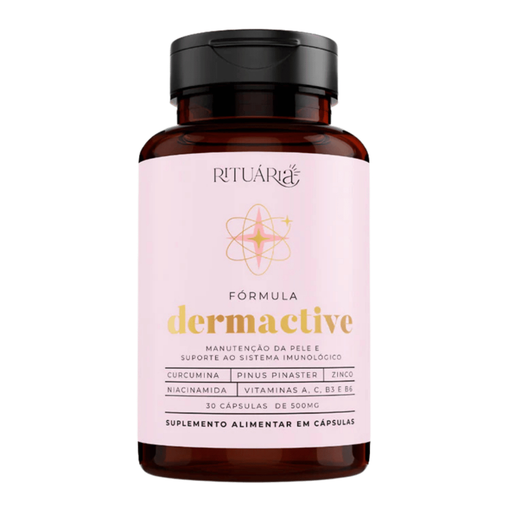 Fórmula Dermactive Rituária 30 Cáps Suplemento Controle Acne em Oferta na Shopee