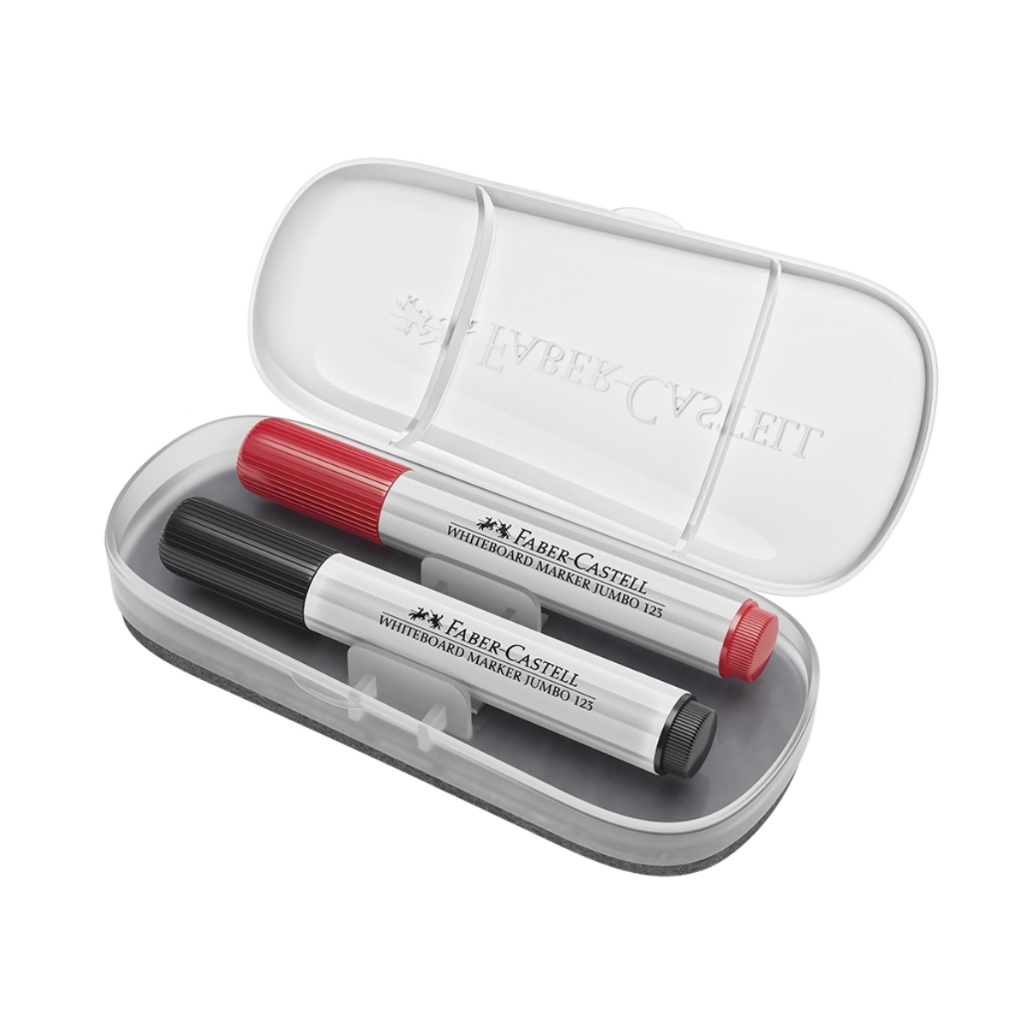 Apagador De Quadro Branco Faber Castell Com Estojo Resistente