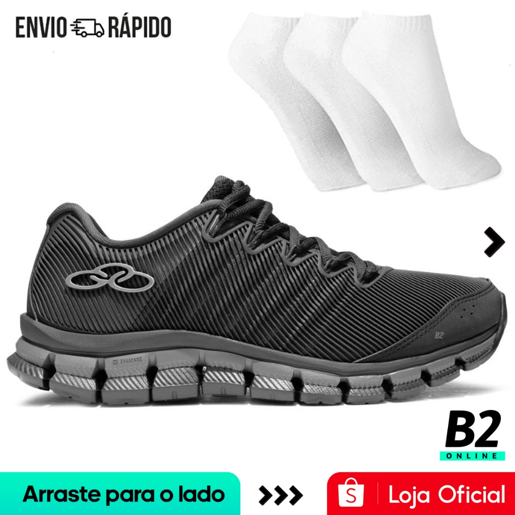 Tênis Olympikus Dynamic Masculino + 3 Pares de Meias