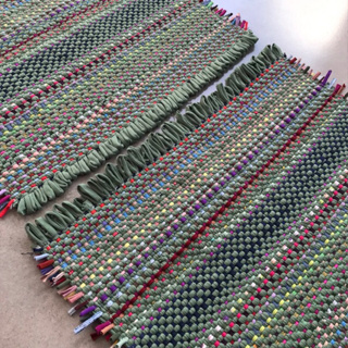 Saia Tapete Kit 2 Tapetes Artesanato em Oferta na Shopee