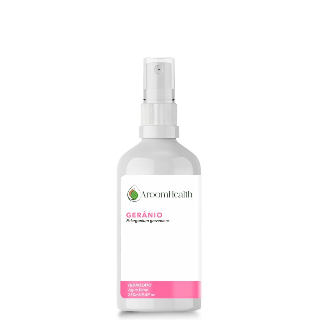 Hidrolato água floral multifuncional de Gerânio 250 ml
