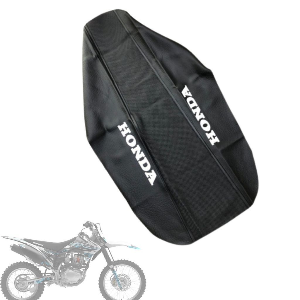 Capa Banco Crf 150/230 Preta Com Estampa E Vulcanizada