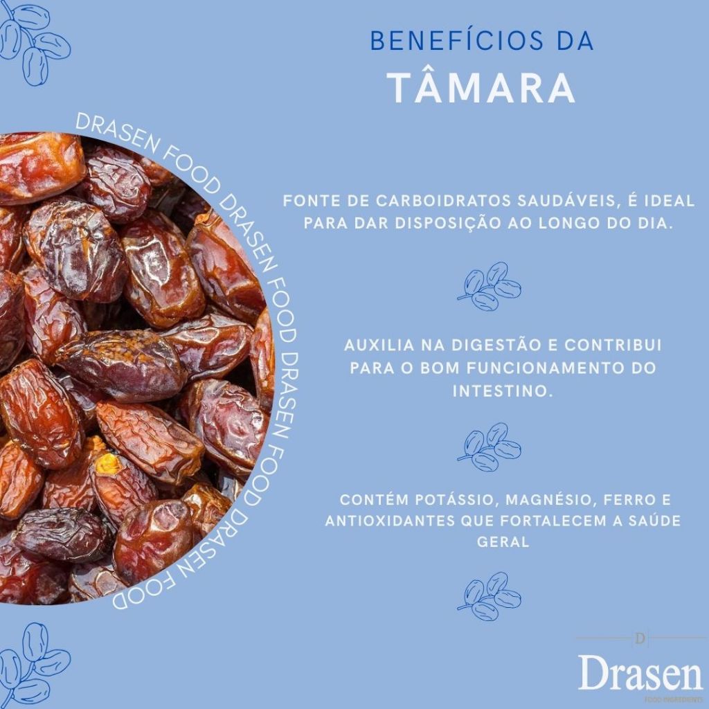 KIT 3KG Tamara Com Caroço - Drasen Food — imagem 2 de 2