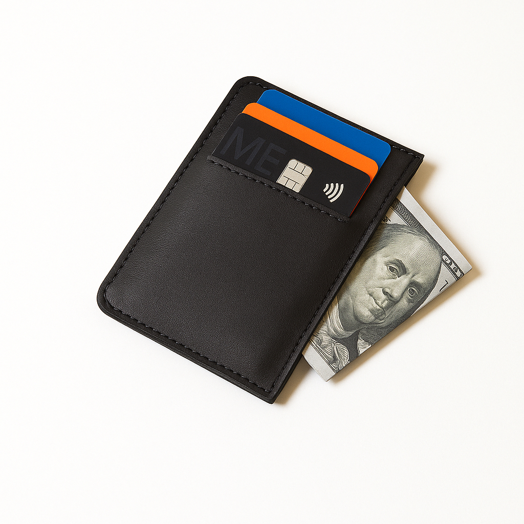 Carteira Porta Cartões Slim Couro PU CNH, Cédulas em Oferta na Shopee