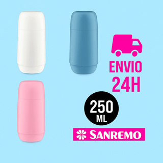 Sanremo Garrafa Térmica 250ml – Ideal para Passeios, 6h Quente e 12h Gelada em Oferta na Shopee