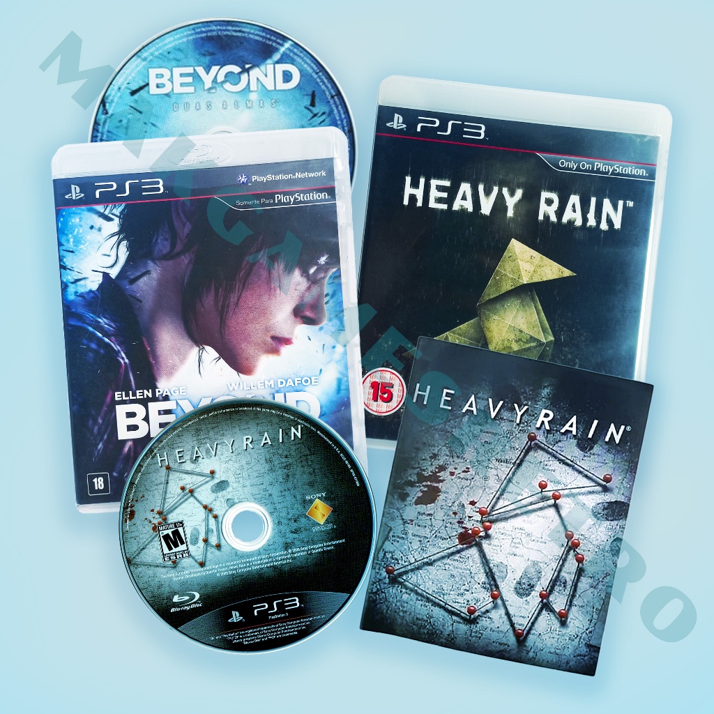 Jogos Beyond Two Souls e Heavy Rain Ps3 - Unidade