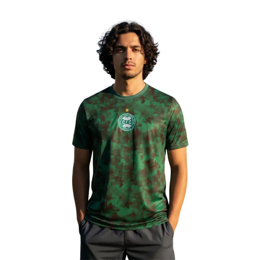 camisa camuflada torcida Coritiba coxa branca personalizada uv