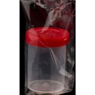 Frasco Coletor Universal Urina 80 Ml Estéril Pacote Com 100 unds