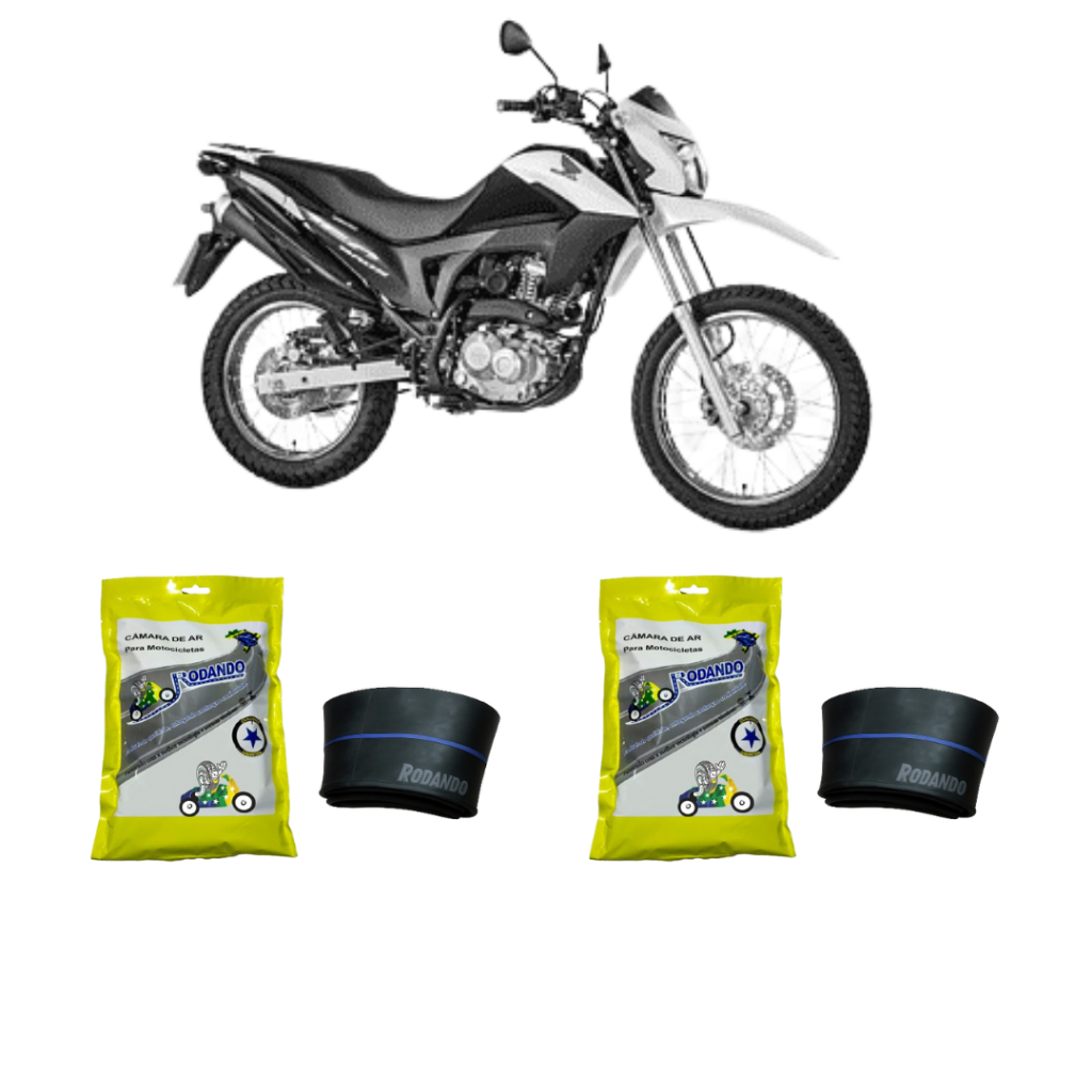 Kit Câmaras de Ar Honda Bros Aro 17 traseiro e 19 dianteiro em Oferta na Shopee