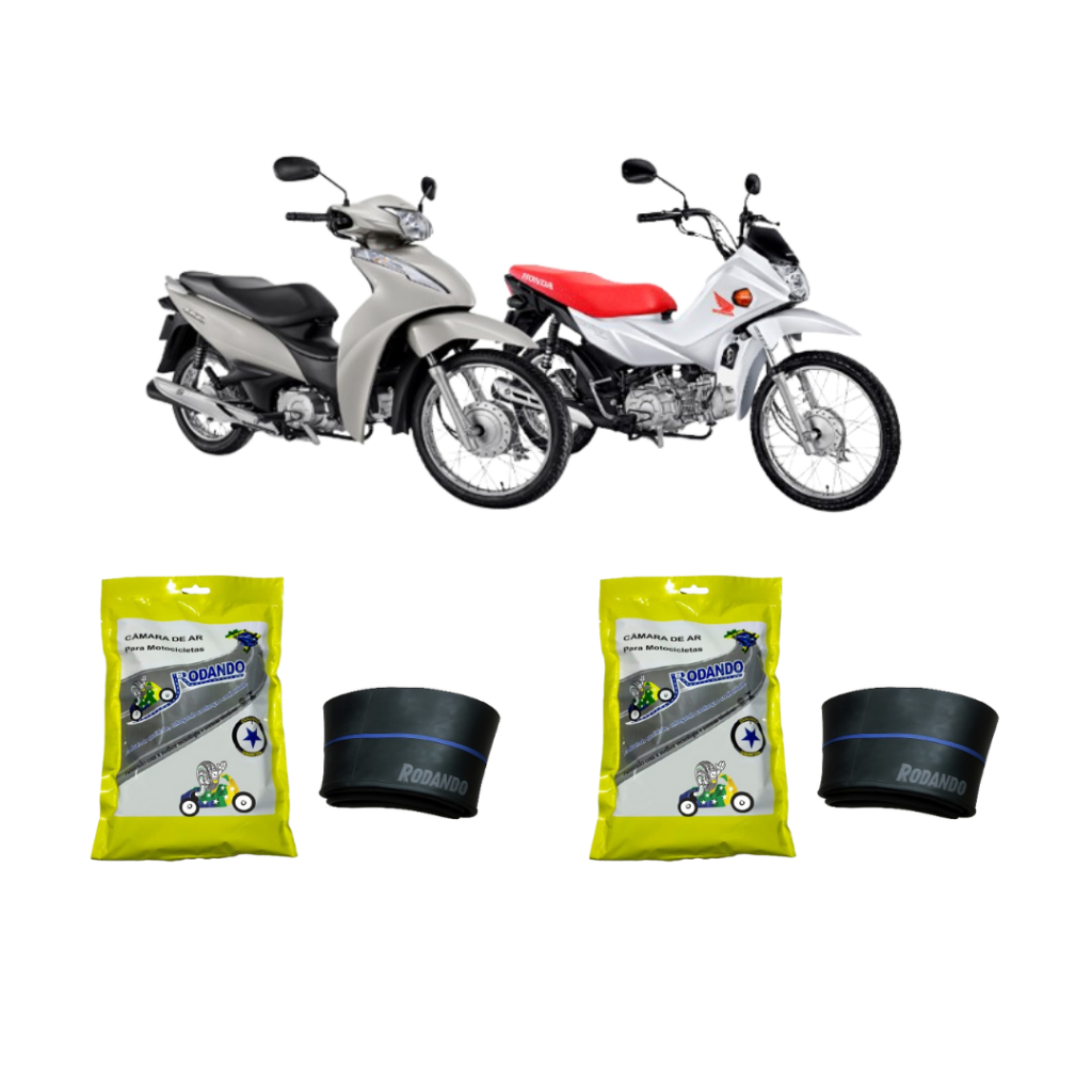 Kit Câmaras de Ar Biz e Pop – Dianteira + Traseira em Oferta na Shopee