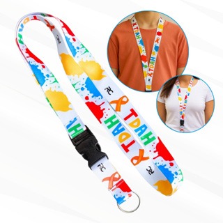 Cordão de Identificação TDAH Engate Rápido + Argola de Metal em Oferta na Shopee