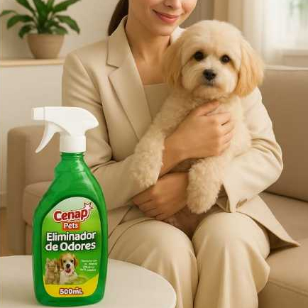 Elimina Odor Pets Animal de Estimação Cheiros Indesejados Desinfeta Limpeza Casa Canil Quintal Sofá