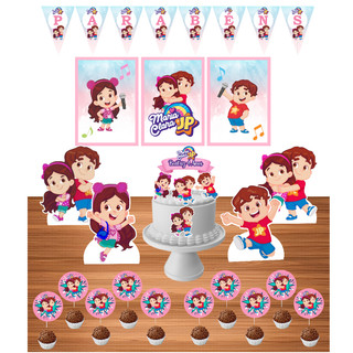 Kit Festa Maria Clara e JP 40 itens - Festa Pronta - Só um bolinho - Festa em casa - Festa Infantil
