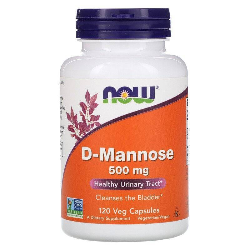 D-Mannose Carboidrato 500mg 120 Cápsulas Veganas - Now Foods em Oferta na Shopee