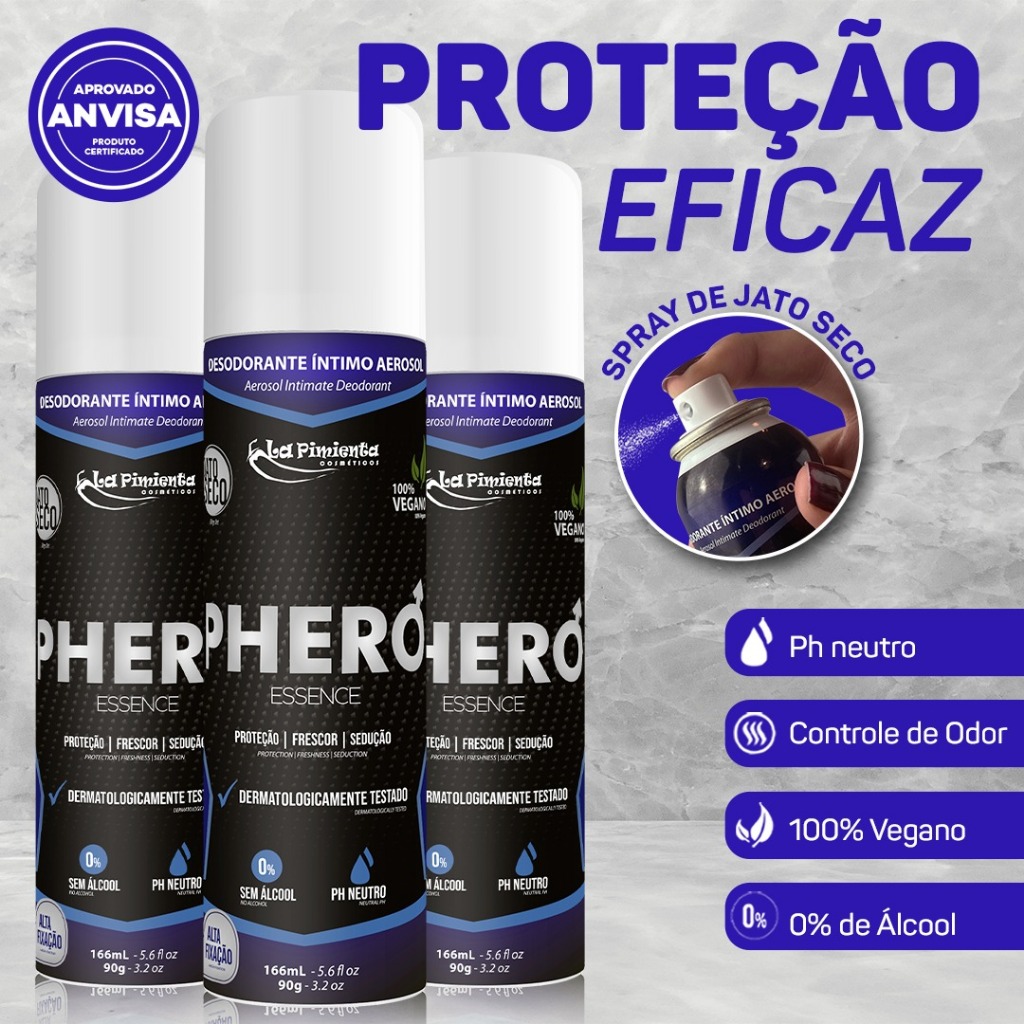DESODORANTE ÍNTIMO PARA PÊNIS E VAGINA FIQUE MAIS CONFIANTE TODOS OS DIAS