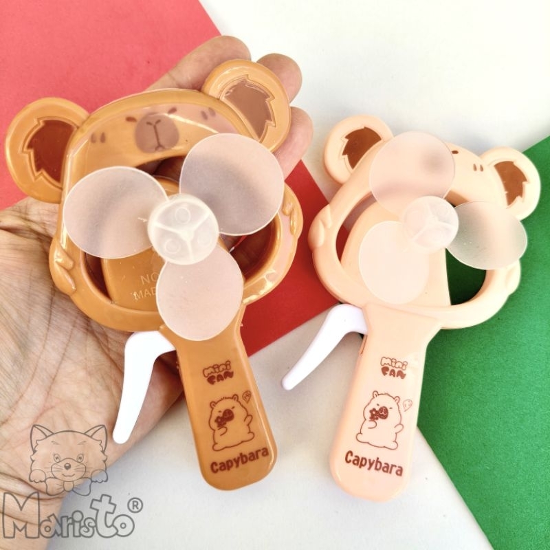 Kit 2 Mini Brinquedos Ventilador de Apertar Capivara em Oferta na Shopee