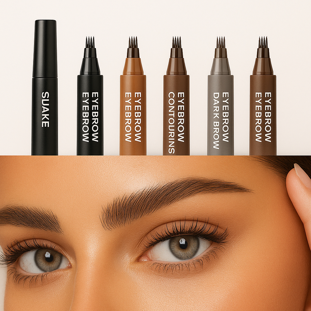 ( BOX ) Lapis Caneta Sobrancelha Barba À Prova D 'água fio a fio Microblanding em Oferta na Shopee
