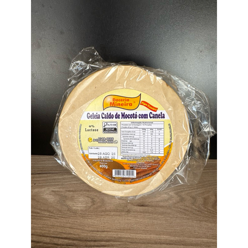 geleia de mocotó com canela 400g