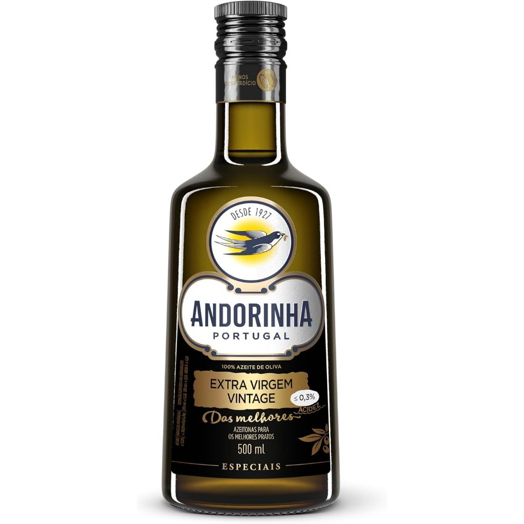 Azeite de Oliva Extra Virgem Andorinha Vintage 500ml – Edição Especial com Sabor Único