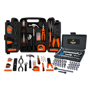 Jogo De Ferramentas Kit 129 Peças Com Maleta + 40 Peças The Black Tools em Oferta na Shopee