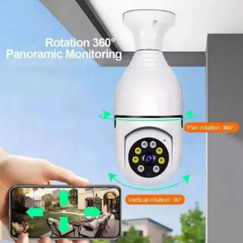 Kit 2 Câmeras Mini IP  Wifi sem fio visão noturna microfone auto falante acesso remoto aplicativo.XHL_HOME