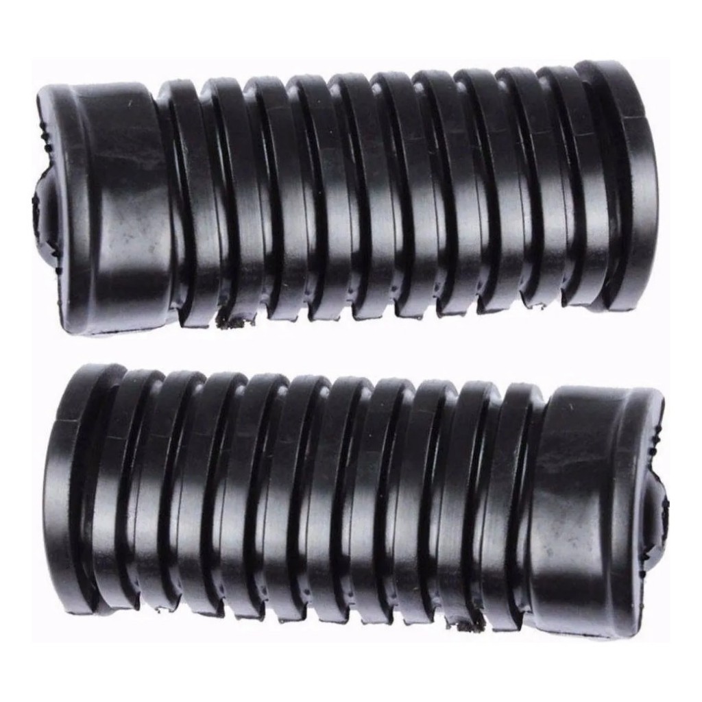 Par de Borracha Pedal Dianteiro TITAN/FAN/KS/START 125/150 em Oferta na Shopee