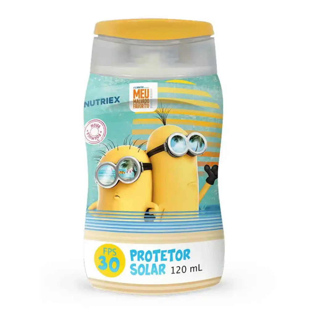 Protetor Solar Infantil Kids Minions Fps30 Com 120ml - Nutriex