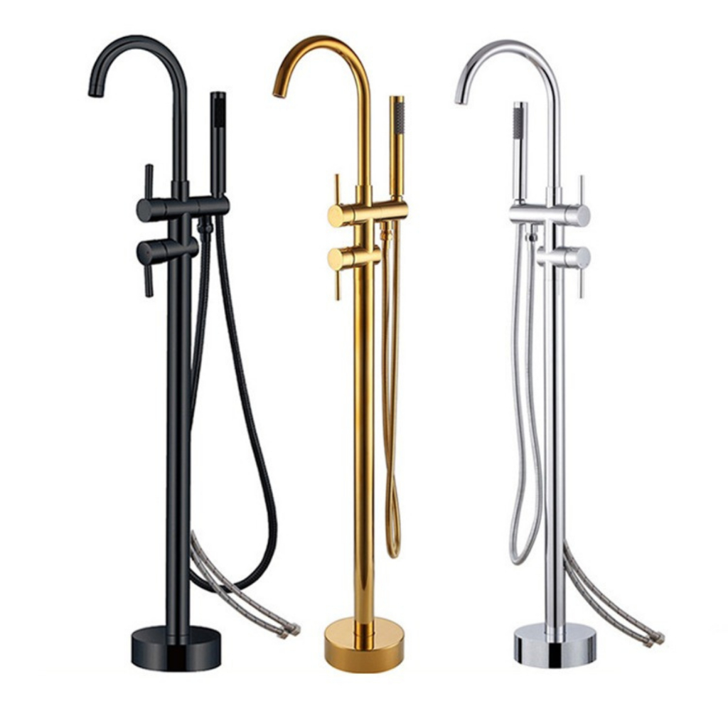 Misturador Banheira Monocomando De Piso Com Ducha em Oferta na Shopee