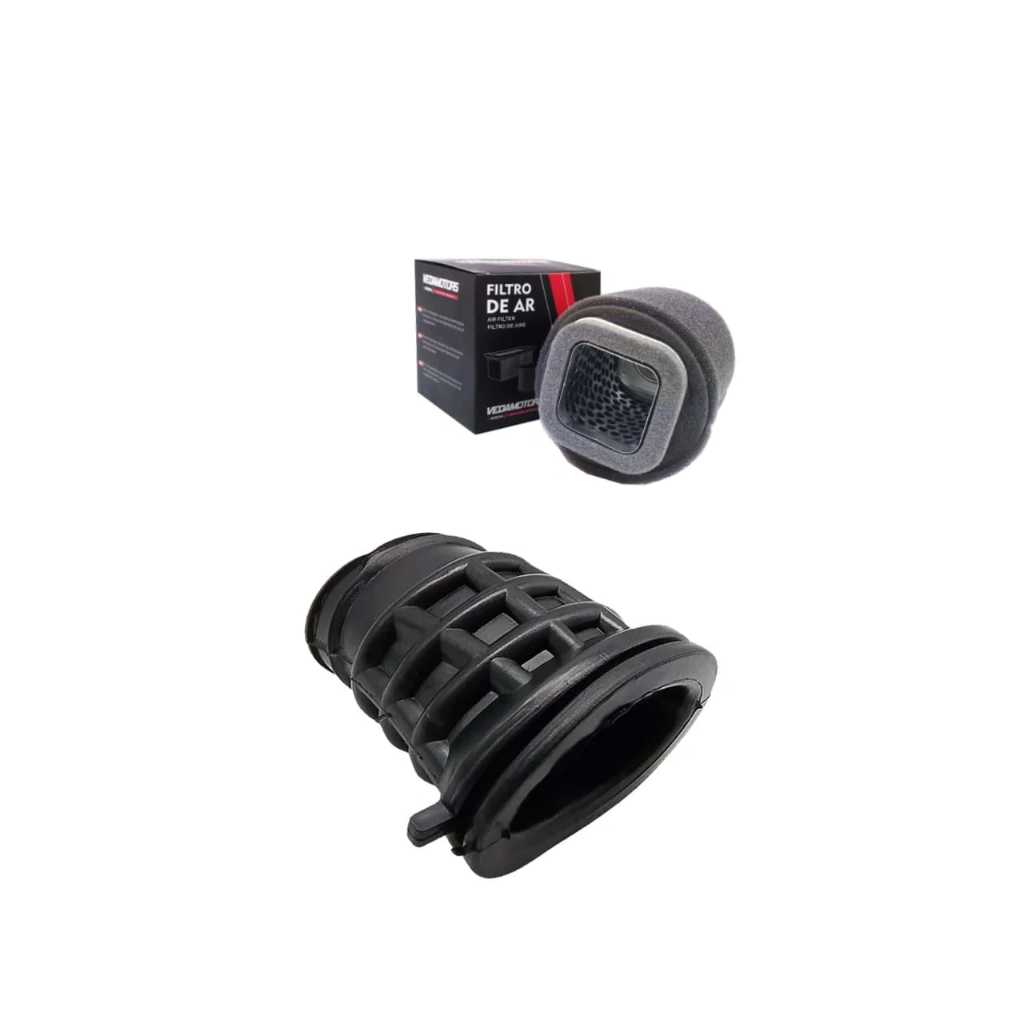 CONDUTOR DE AR + FILTRO DE AR YAMAHA YBR 125 FACTOR 125 2000 A 2016 ORIGINAL